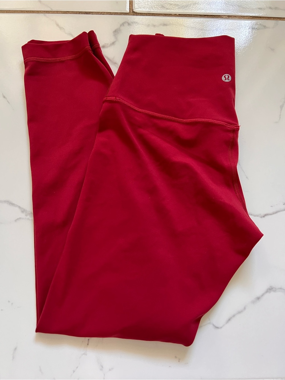 Lululemon Align High-Rise Pant 25” Prep Red Size 6
